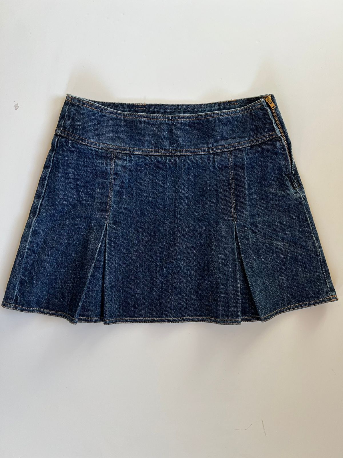 Sisley denim mini skirt