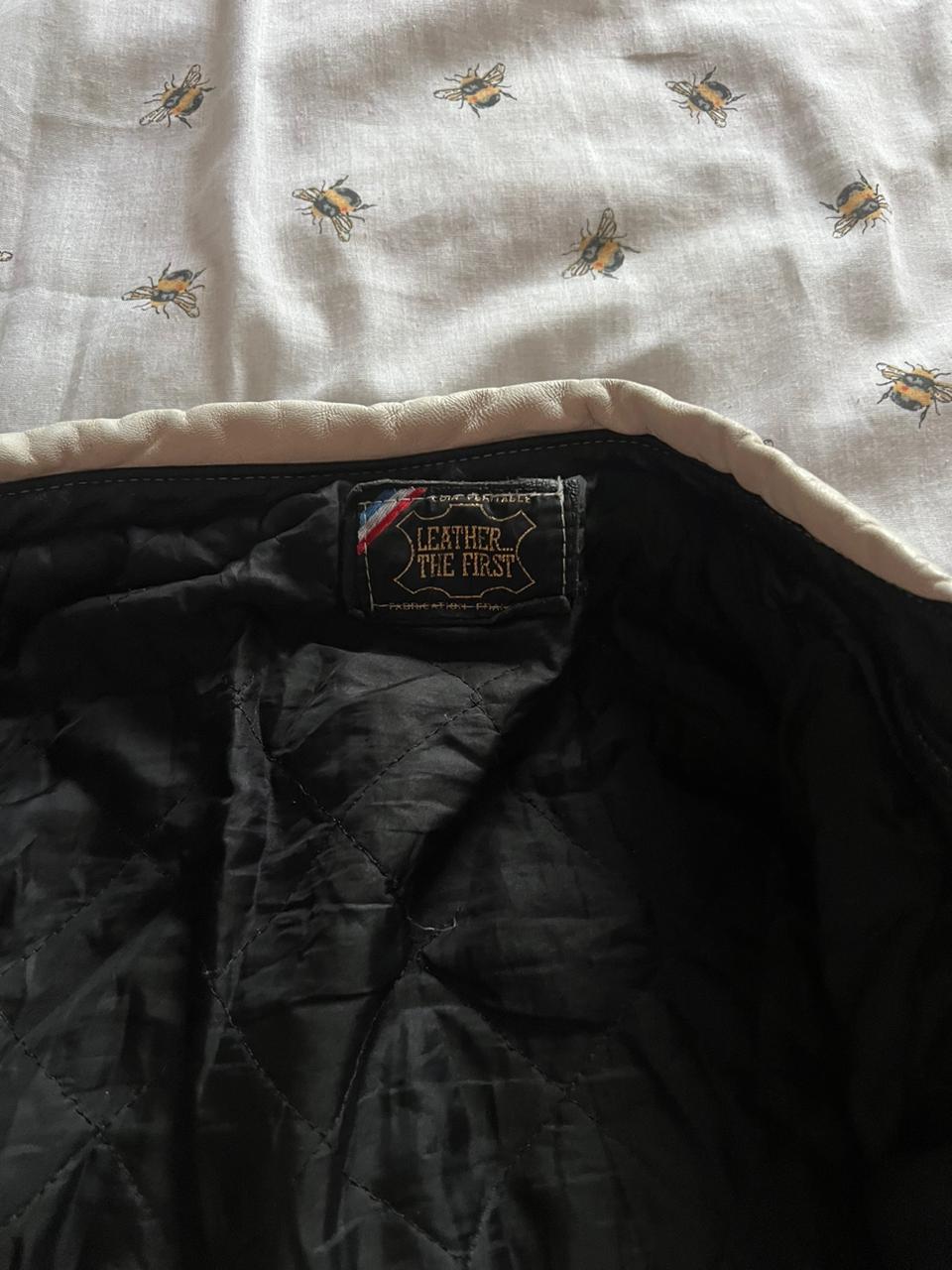 Leather black star jacket