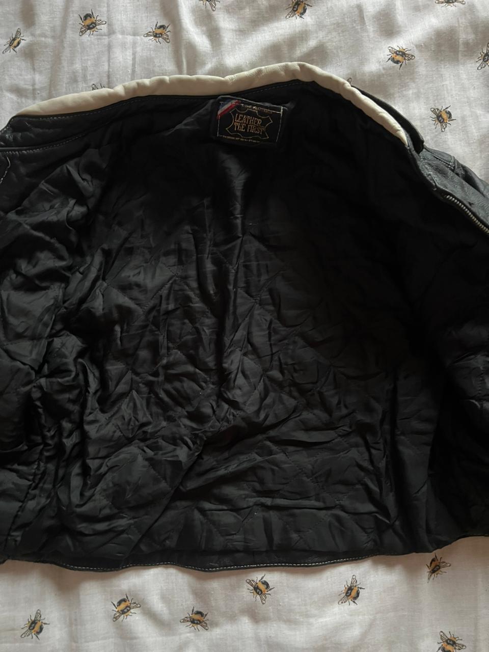Leather black star jacket