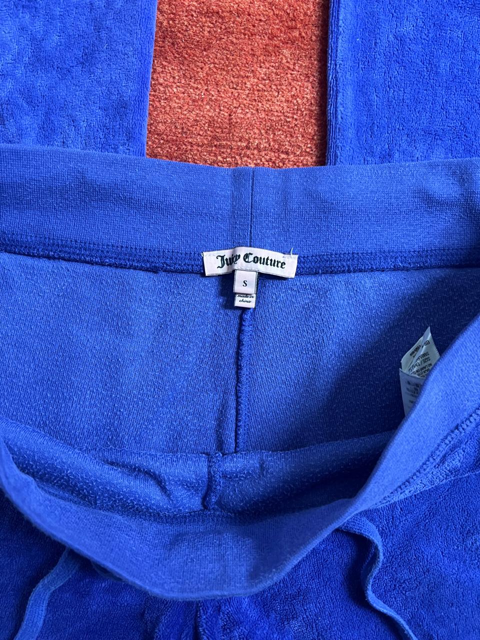 Juicy Couture low mid waist velvet pants