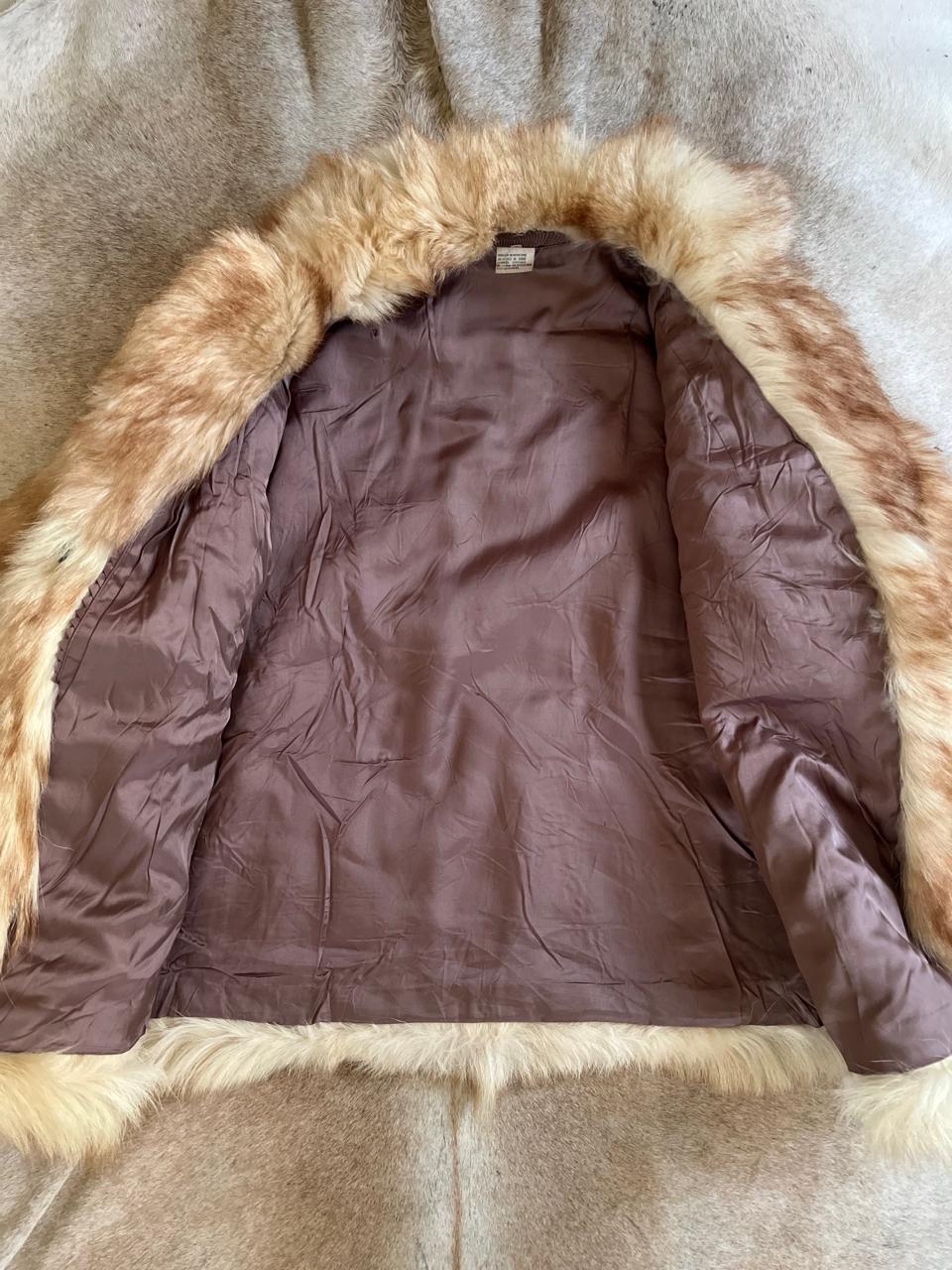 Real mini fur coat