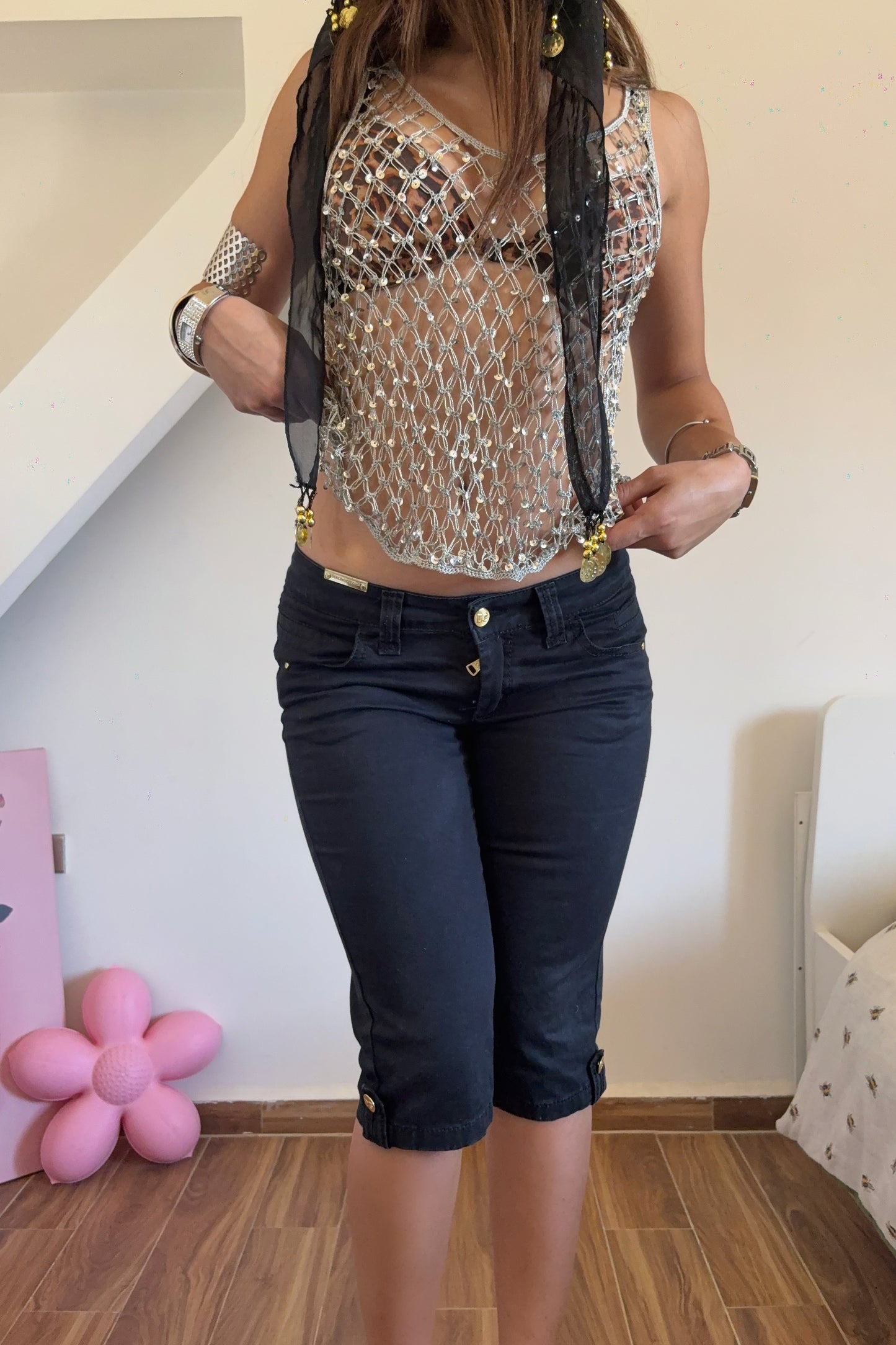 Dolce & gabbana low waist y2k capris