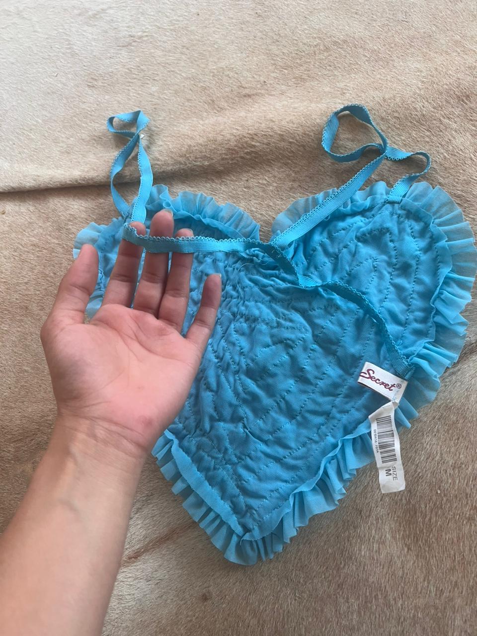 Heart shaped backless top
