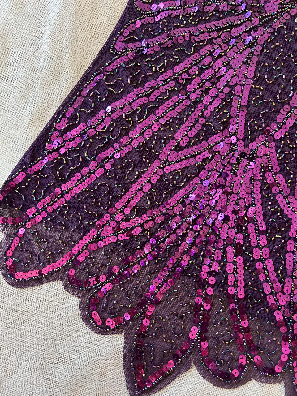 Beaded sequin 2000s top