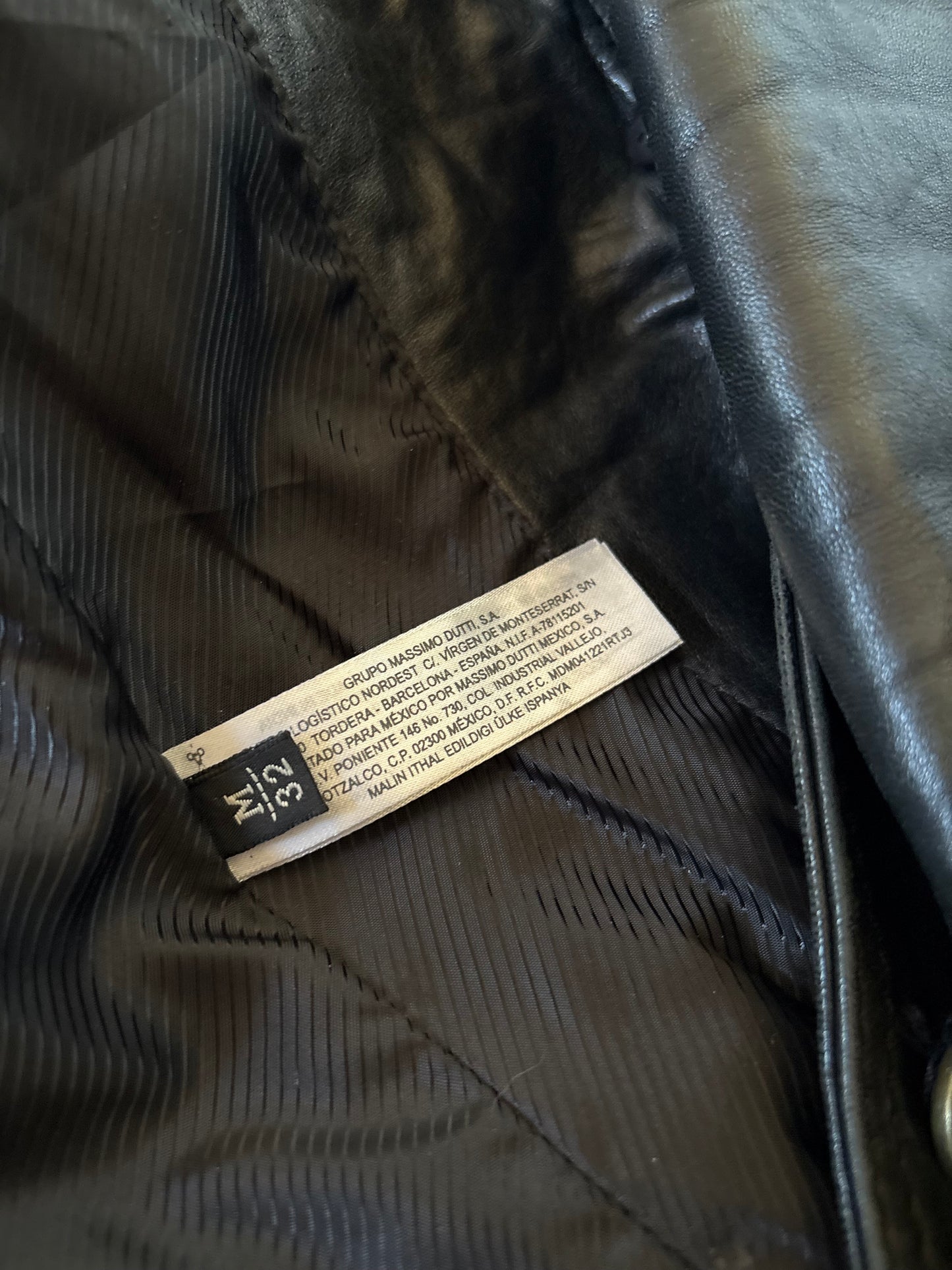 Massimo Dutti leather jacket