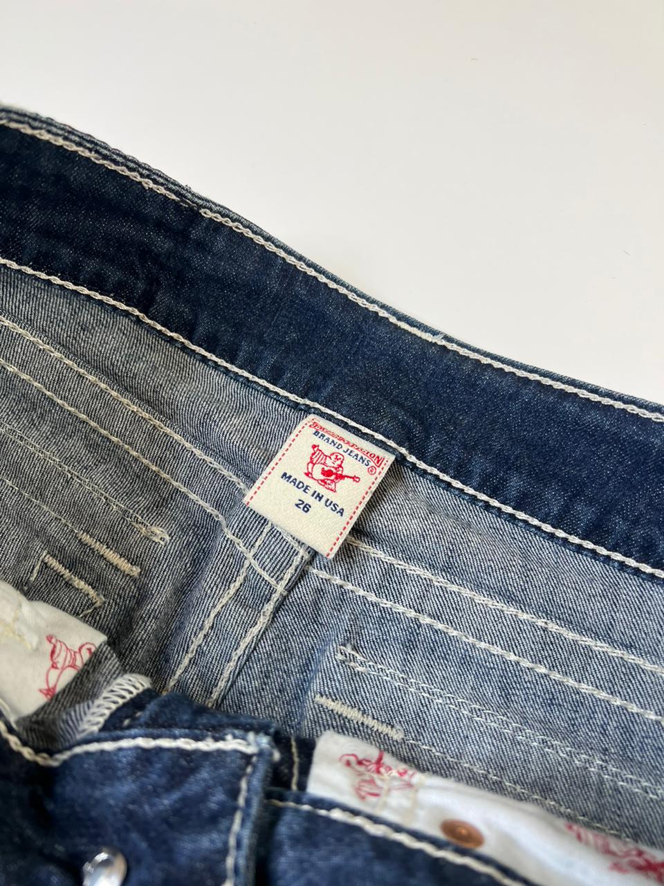 True Religion y2k low waist slim jeans