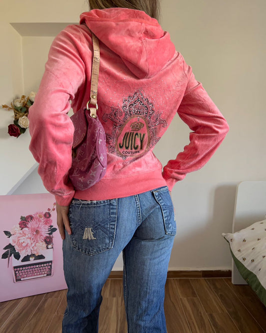 Juicy Couture y2k pink tracksuit jacket