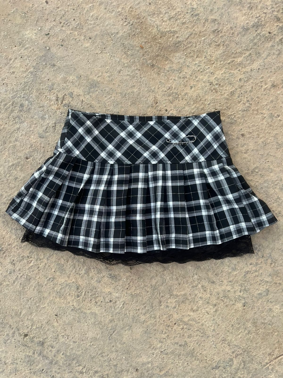 Y2k plaid mini skirt