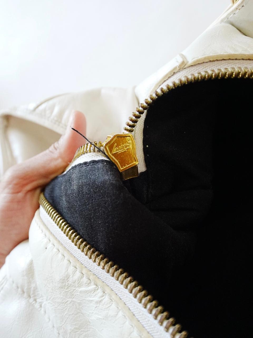 Balenciaga big white city bag