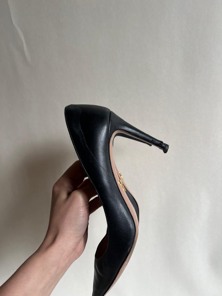 Prada pointy toe heels