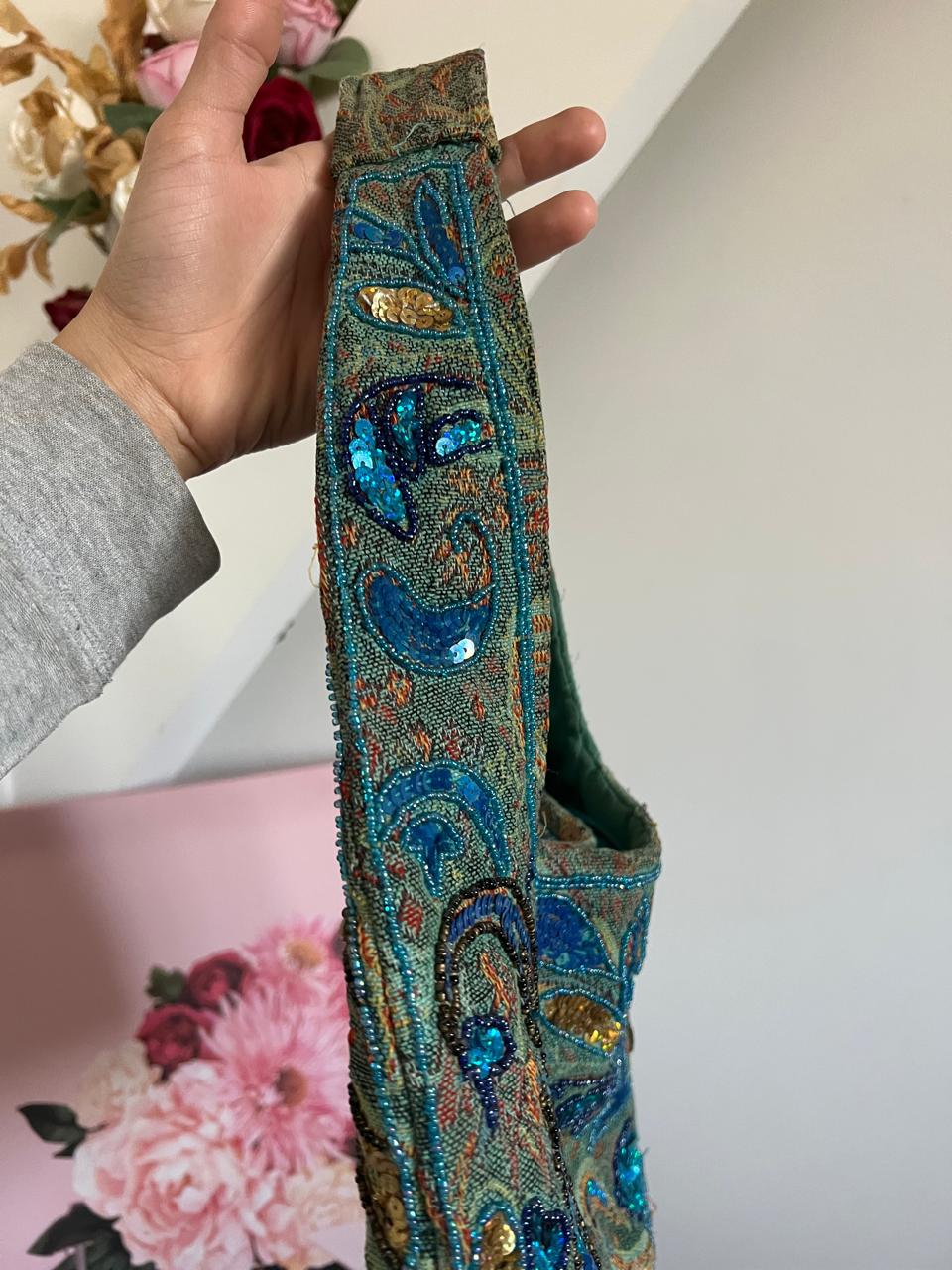 Vintage beaded sequin bag