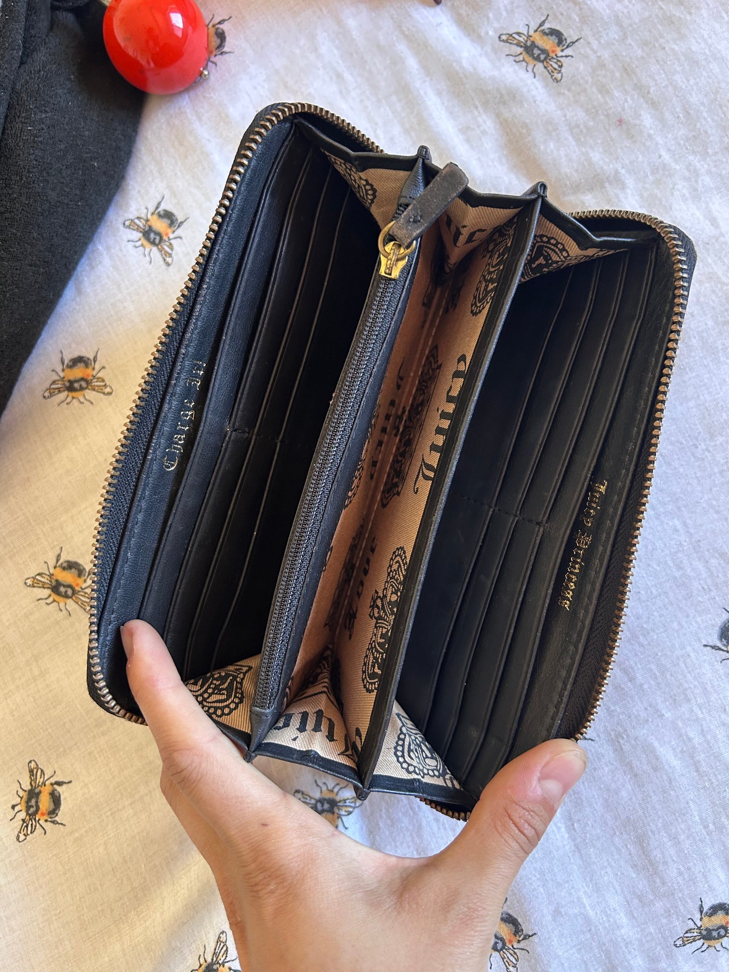 Juicy Couture velvet wallet