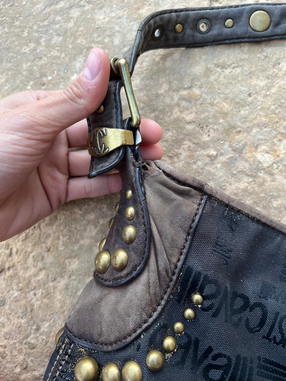 Just Cavalli studded shoulder bag