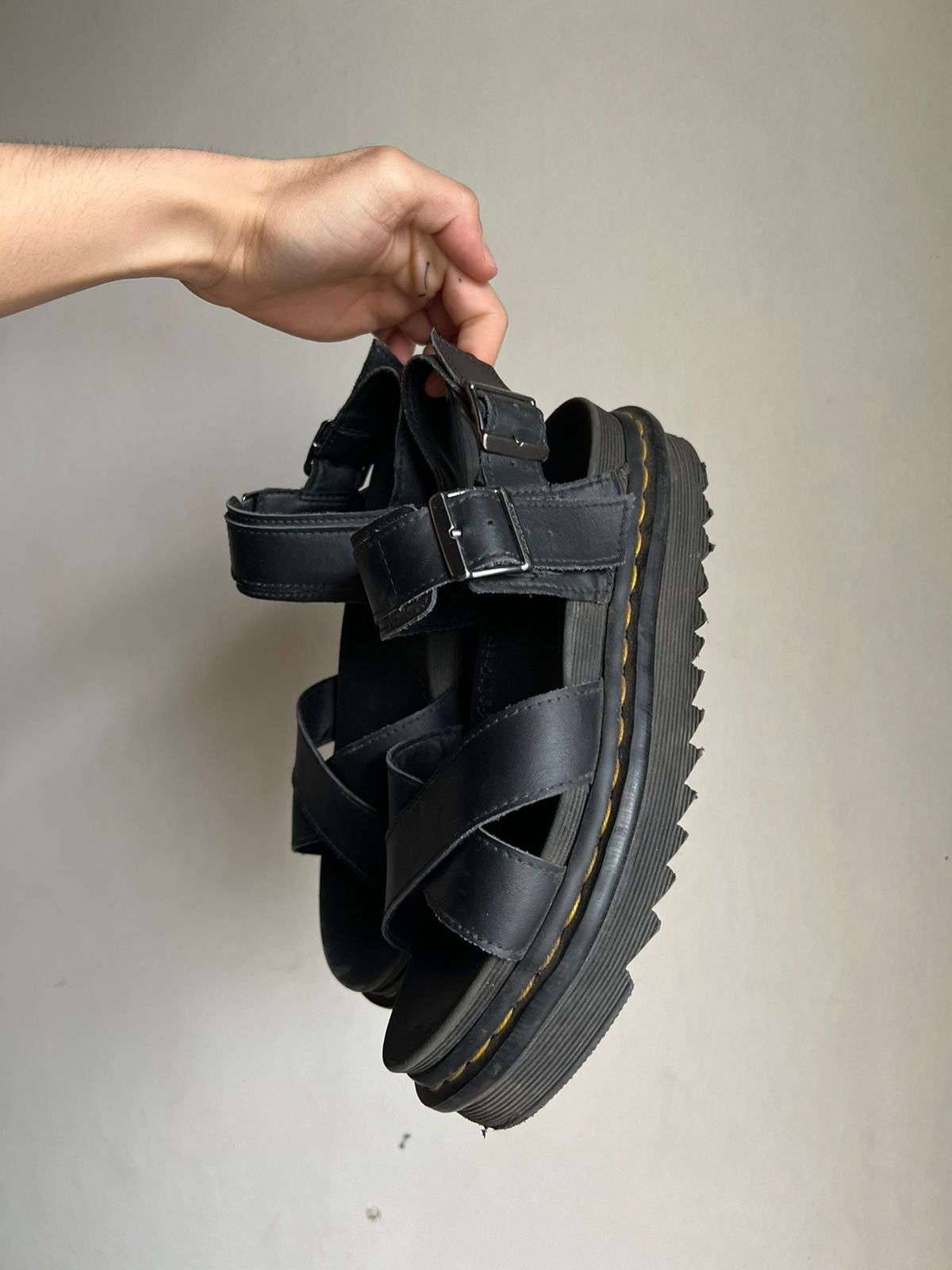 Dr Martens leather chunky sandals