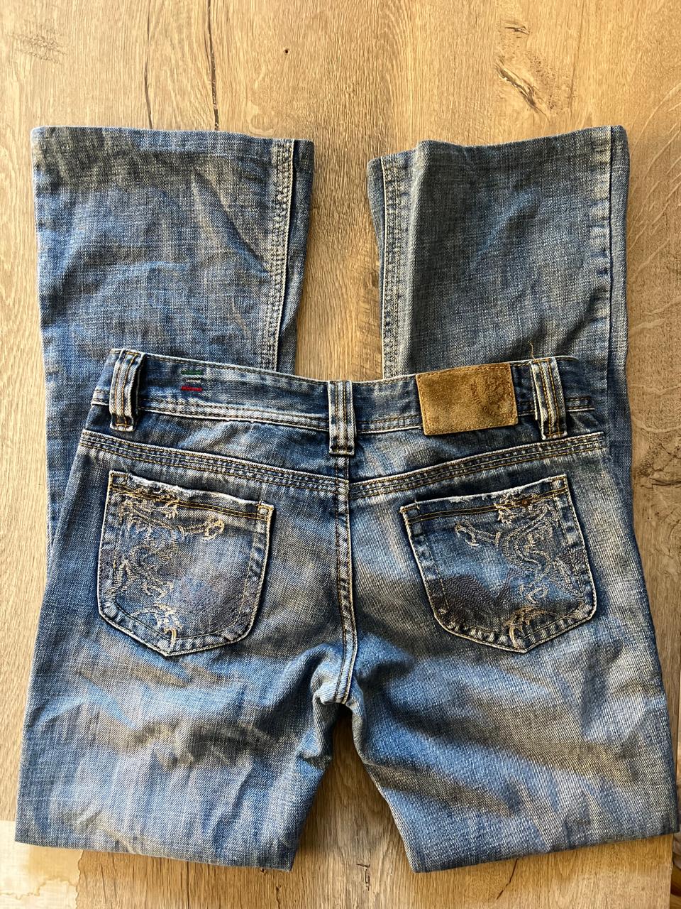 Diesel y2l low waist straight fir jeans