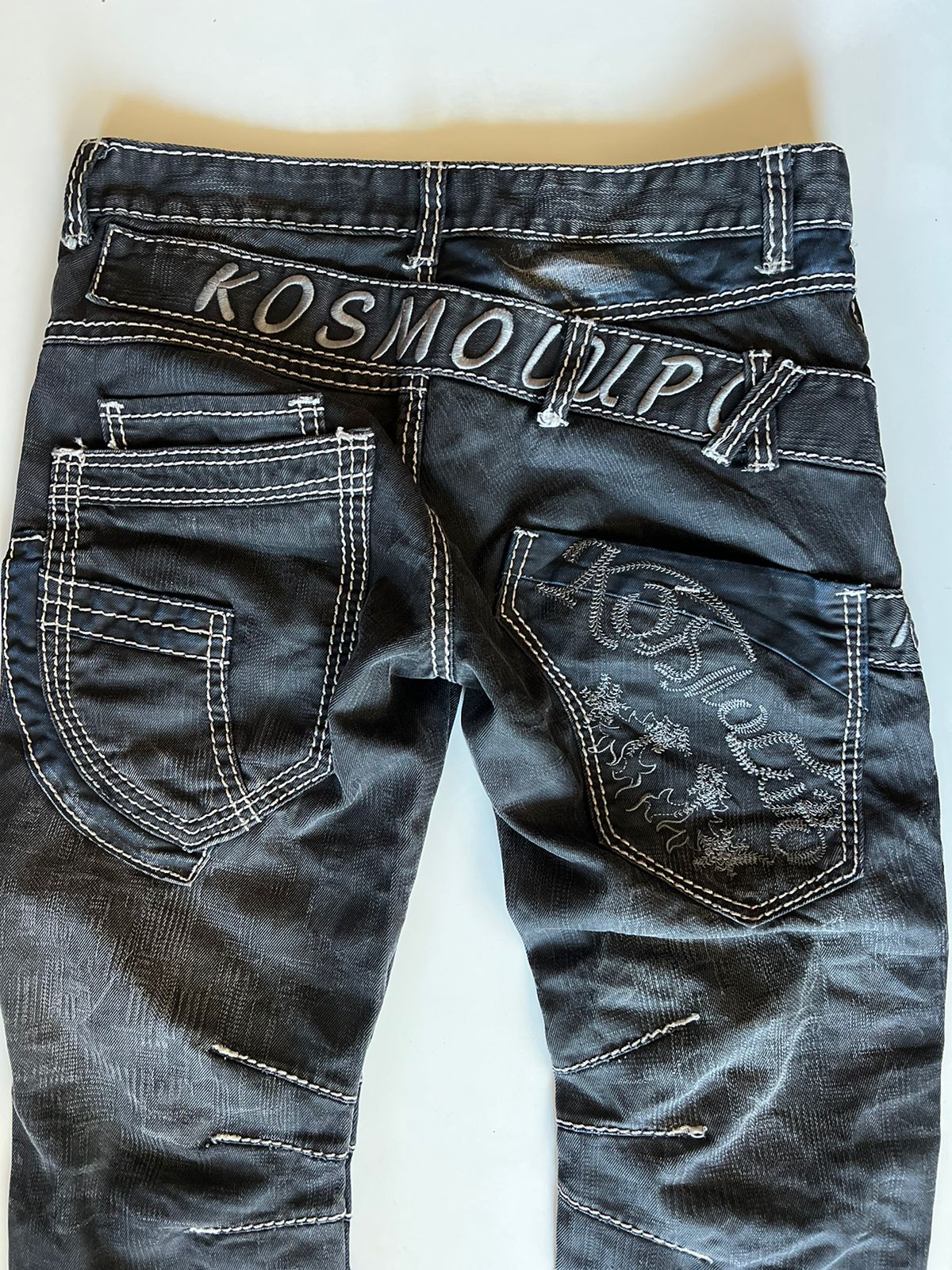 Y2k Kosmo embroidered  jeans