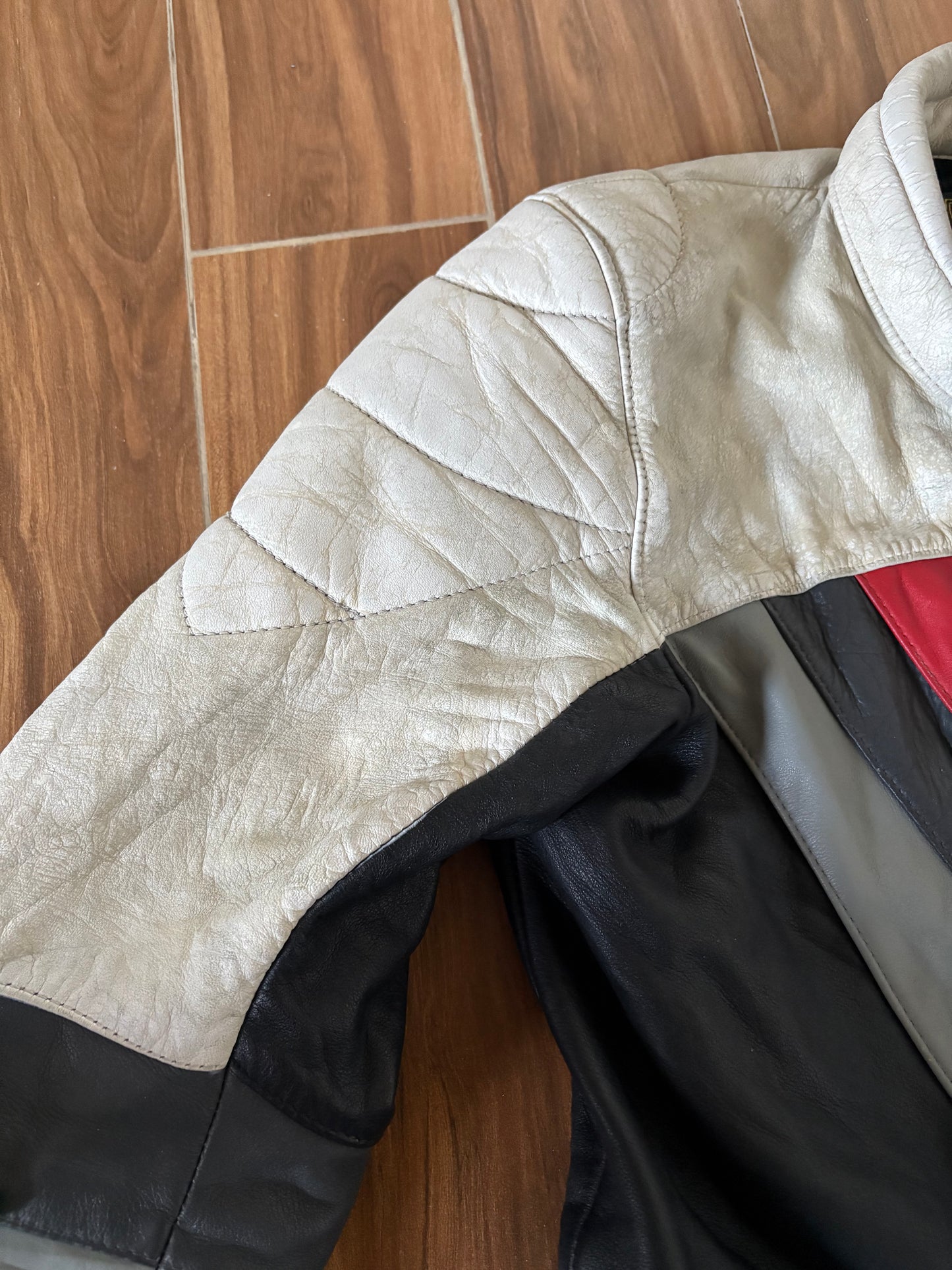 Biker leather jacket