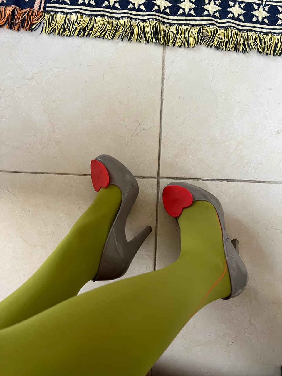 Melissa hearts jelly heels