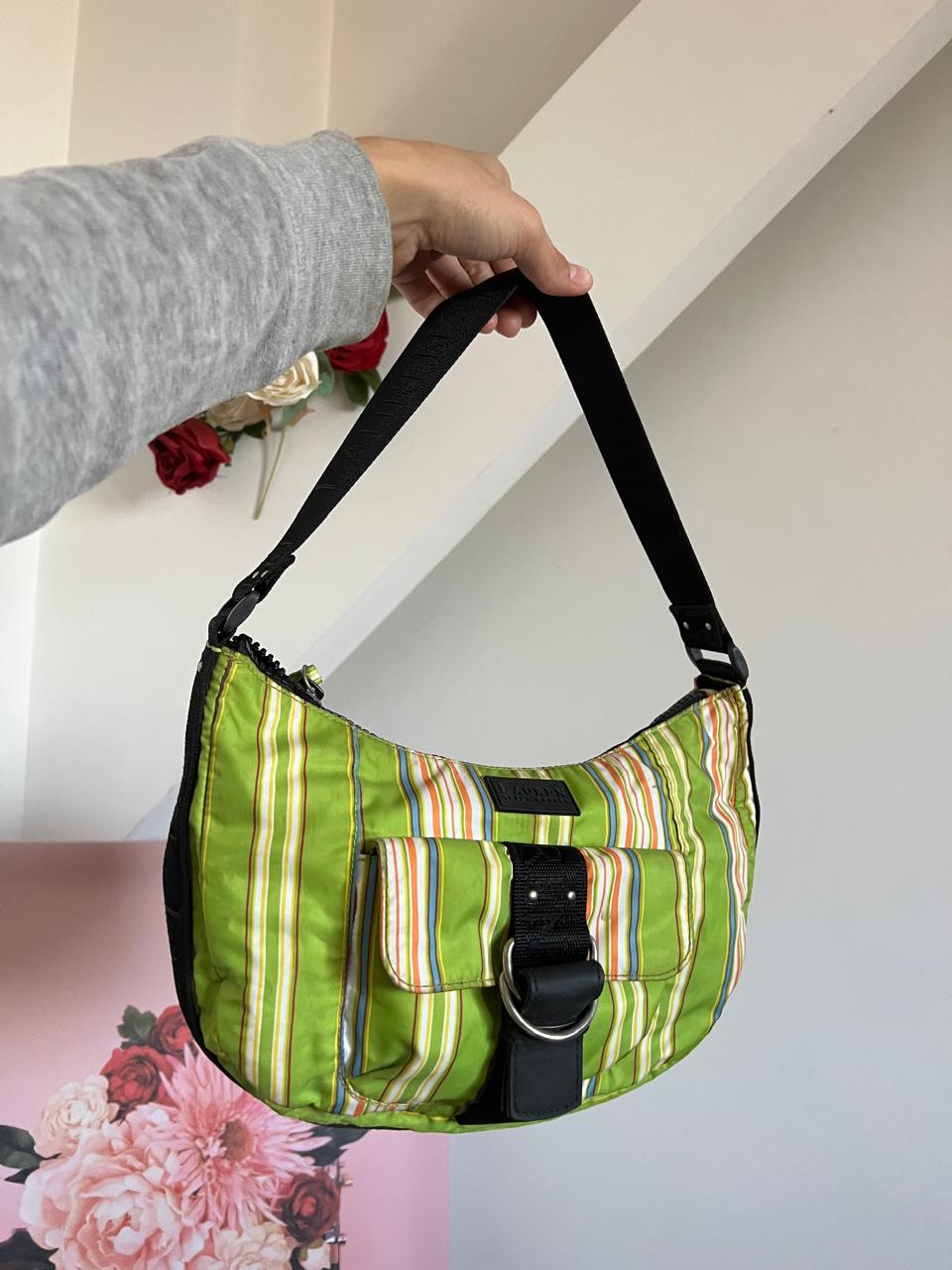 Ralph Lauren green shoulder y2k bag