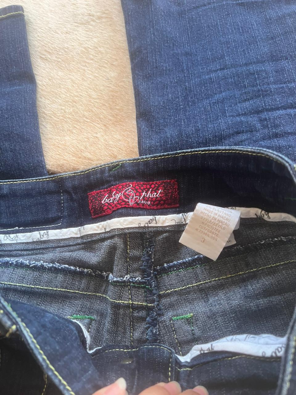 Baby Phat y2k low waist denim capris
