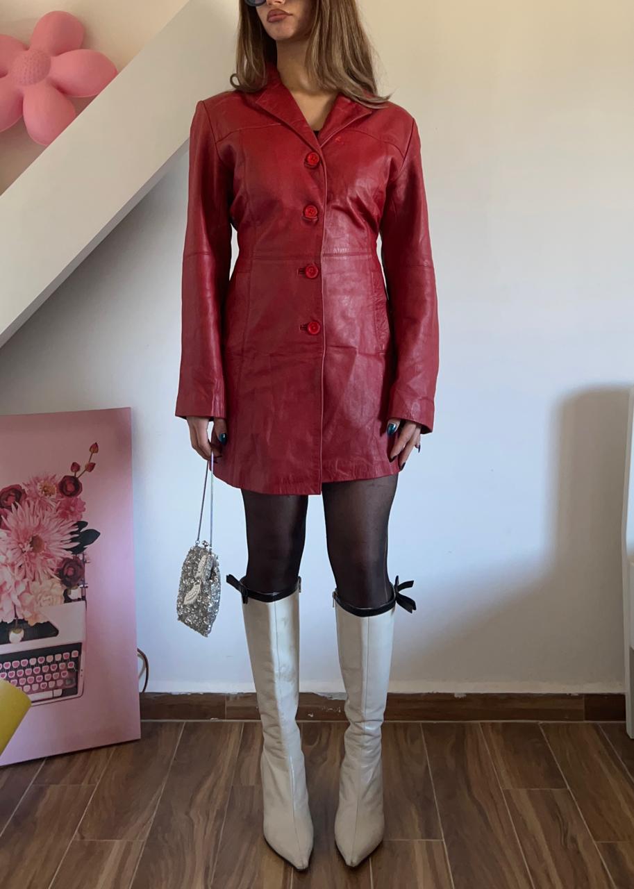 Vintage leather coat