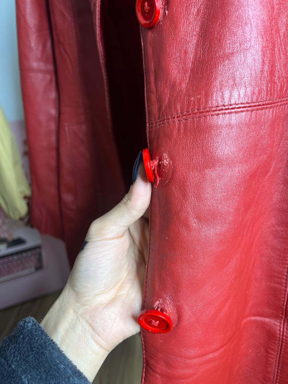Vintage leather coat