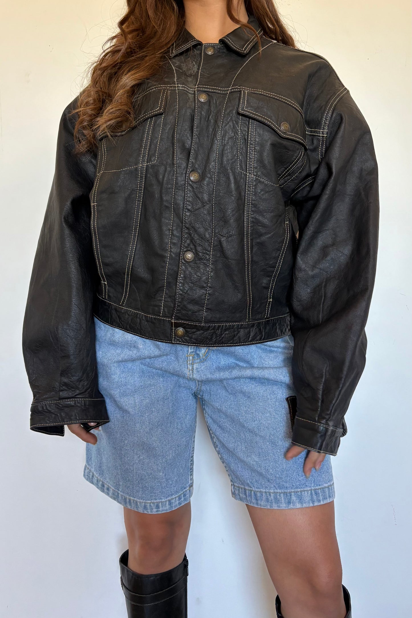 Vintage leather jacket