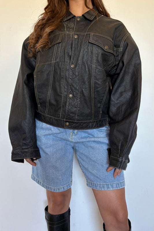 Vintage leather jacket
