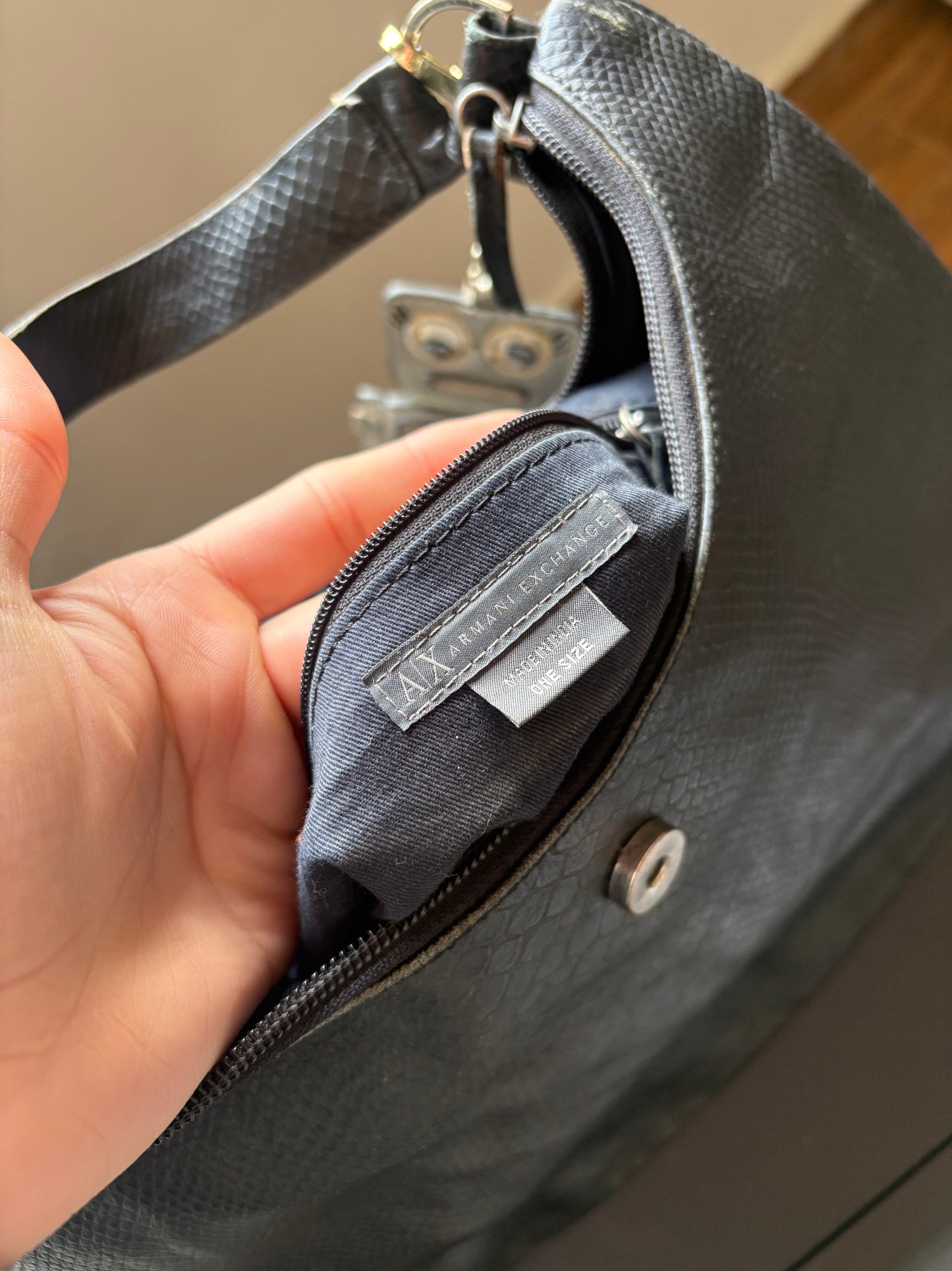 Armani Exchange leather bag