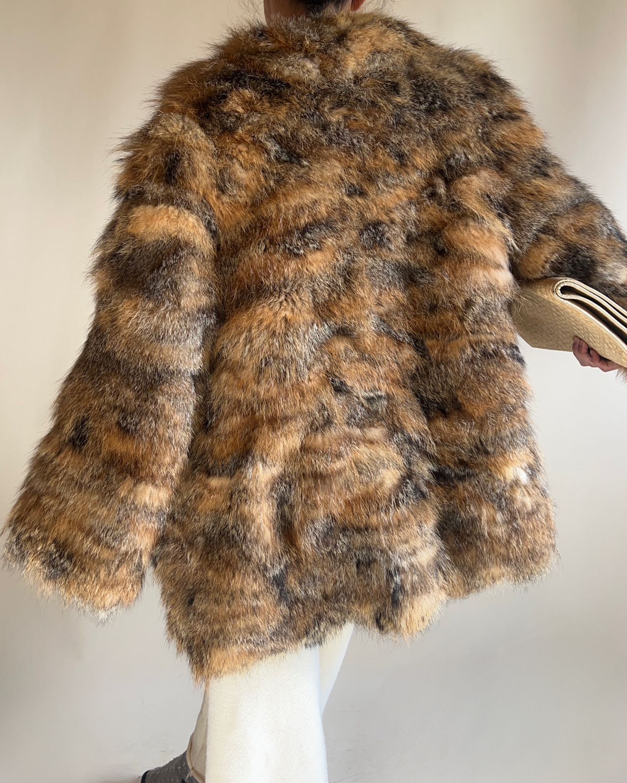 real fur coat