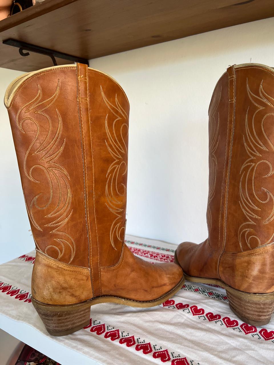 Western cowboy boots