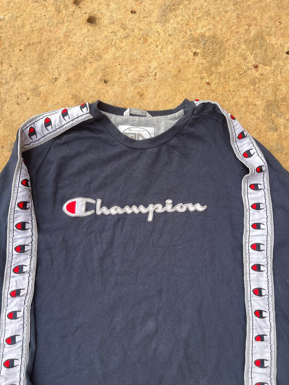 Champion navy long sleeves shirt