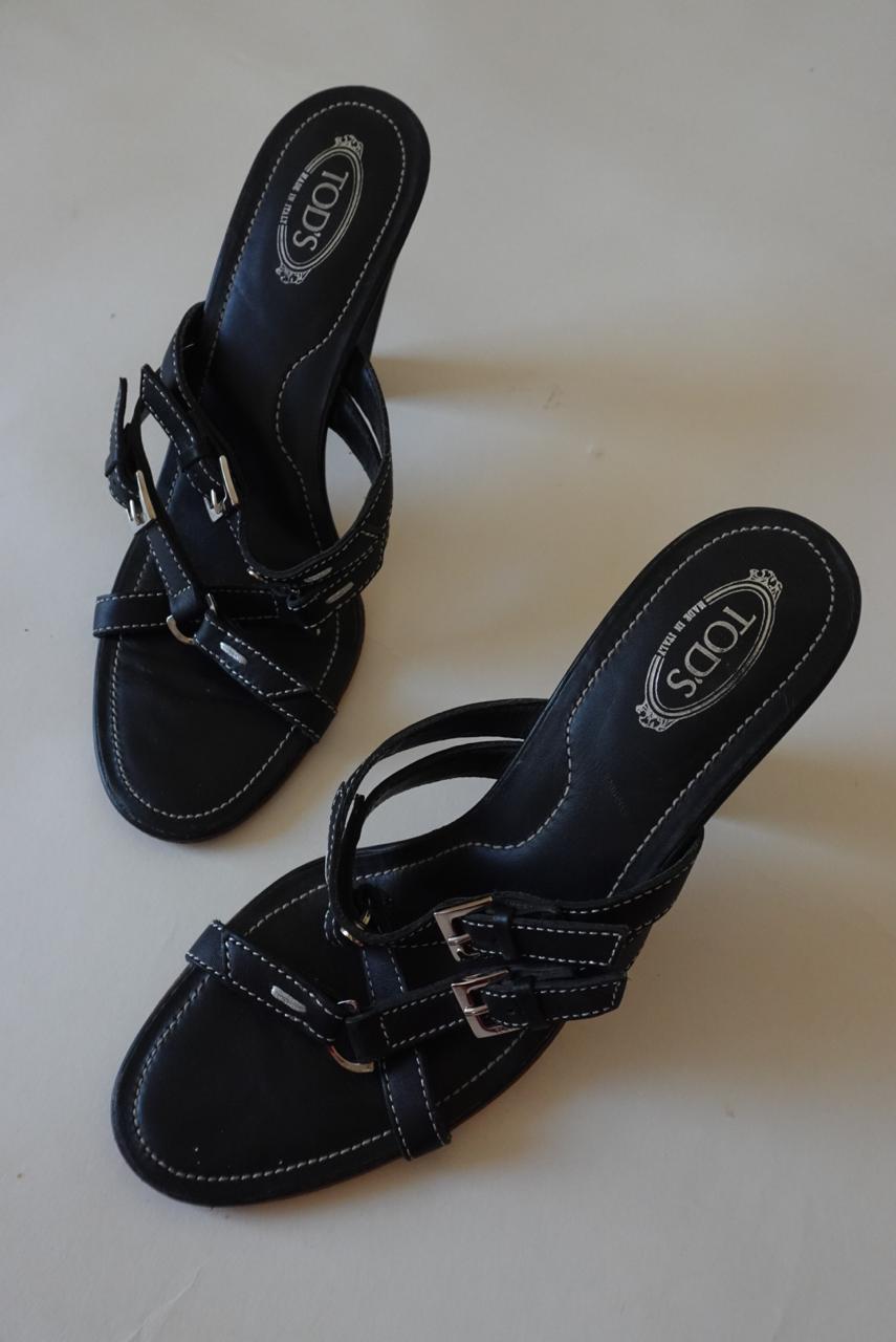 Tod's leather heels