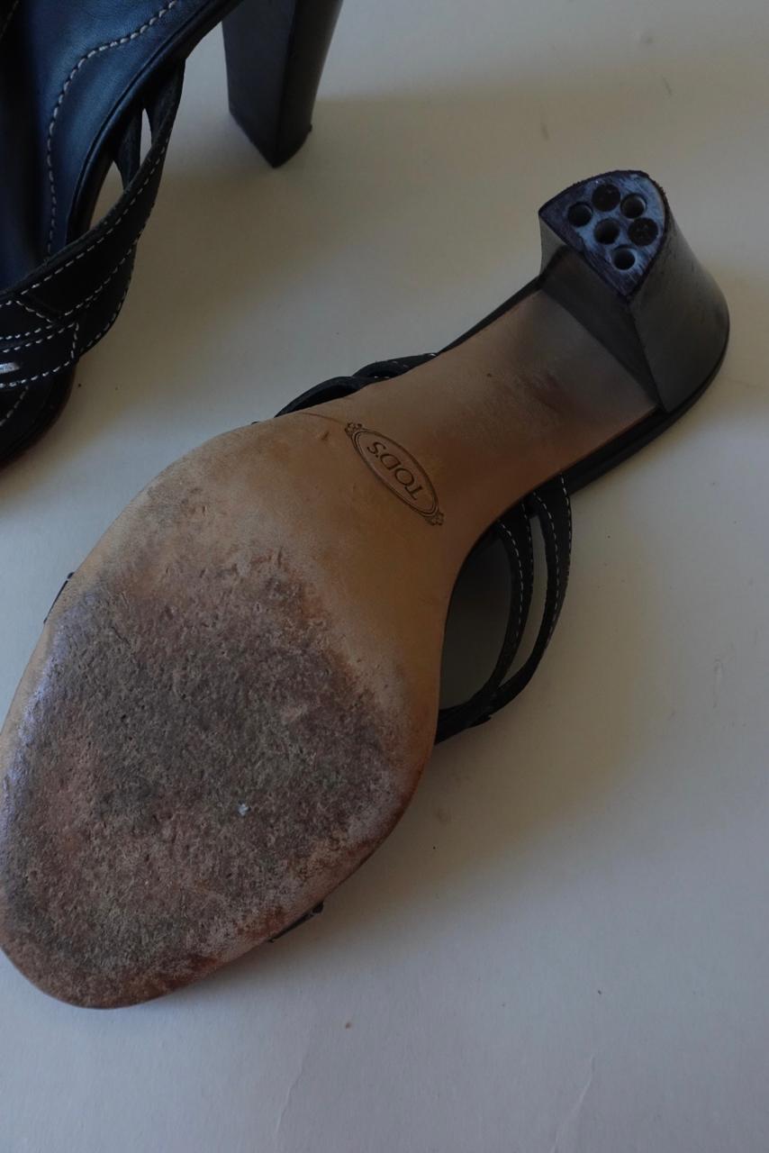 Tod's leather heels