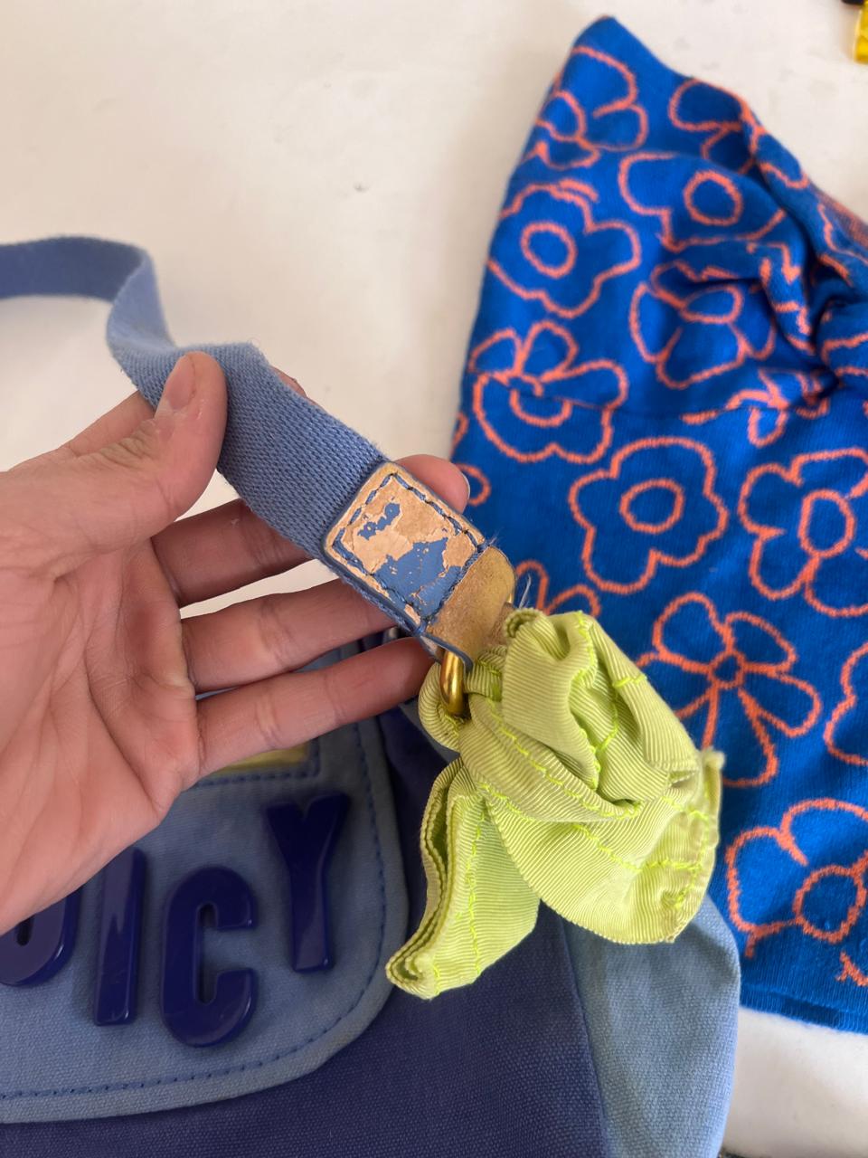 Juicy Couture blue shoulder bag