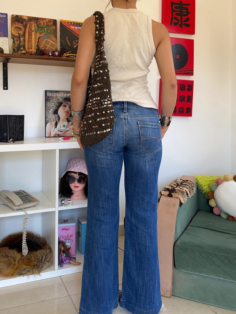Y2k Mavi flared low waist jeans
