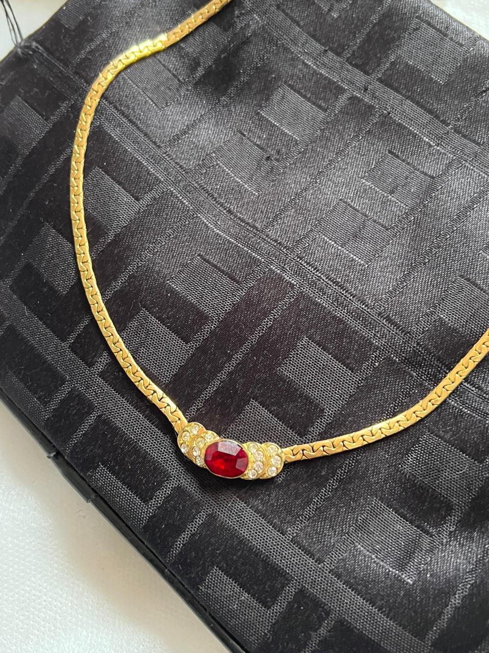 Vintage gold necklace