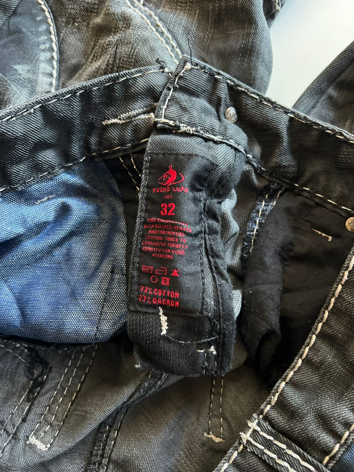 Y2k Kosmo embroidered  jeans