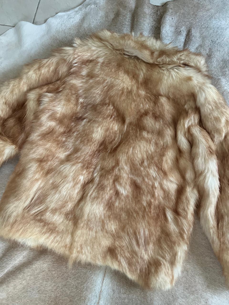 Real mini fur coat