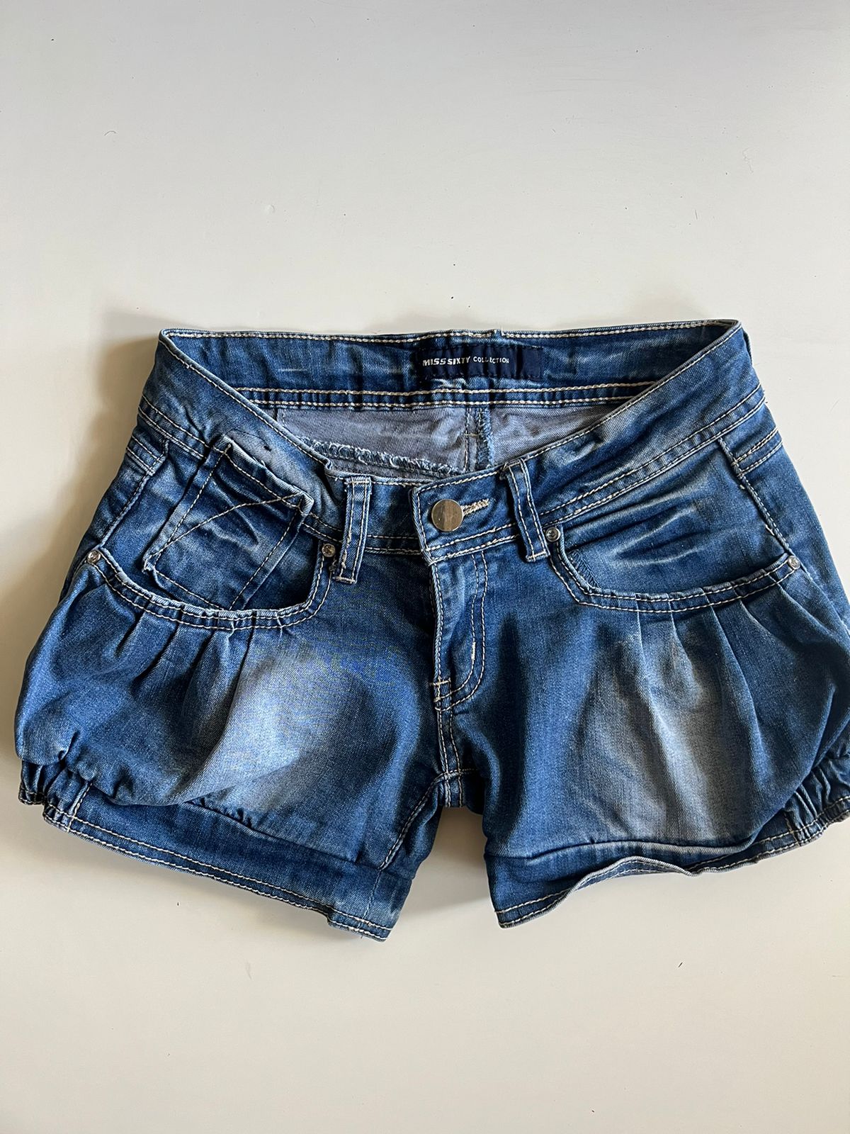 Y2k Miss Sixty low waisted denim shorts