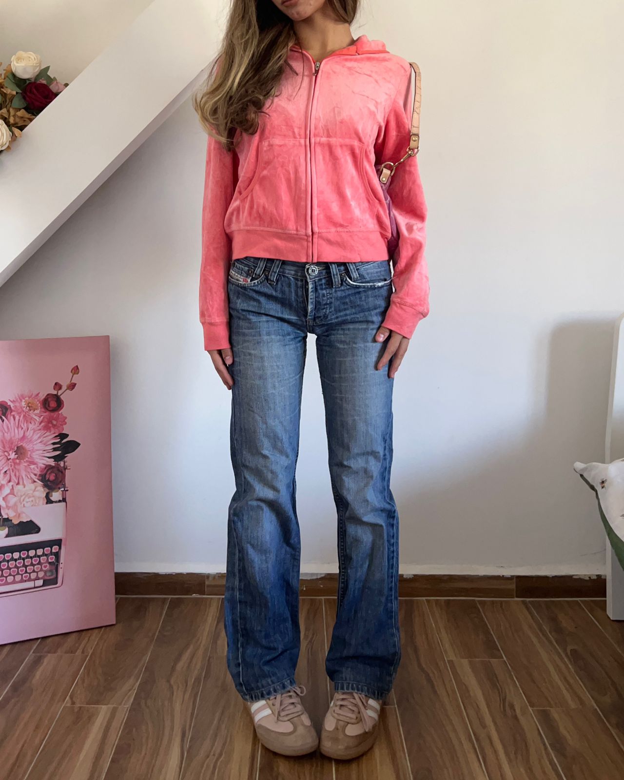 Juicy Couture y2k pink tracksuit jacket