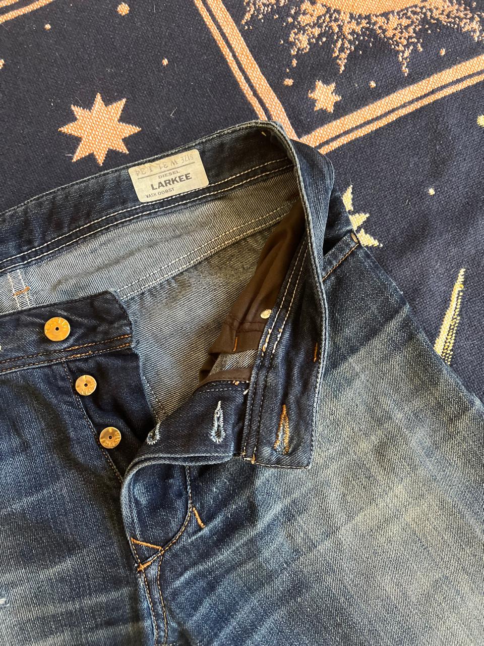 Diesel navy mid waist jeans