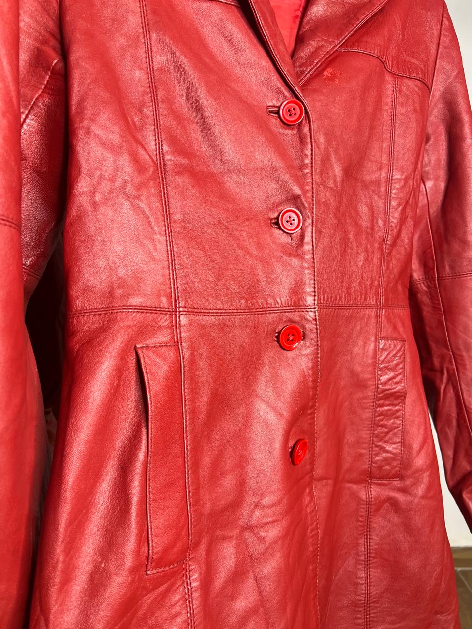 Vintage leather coat
