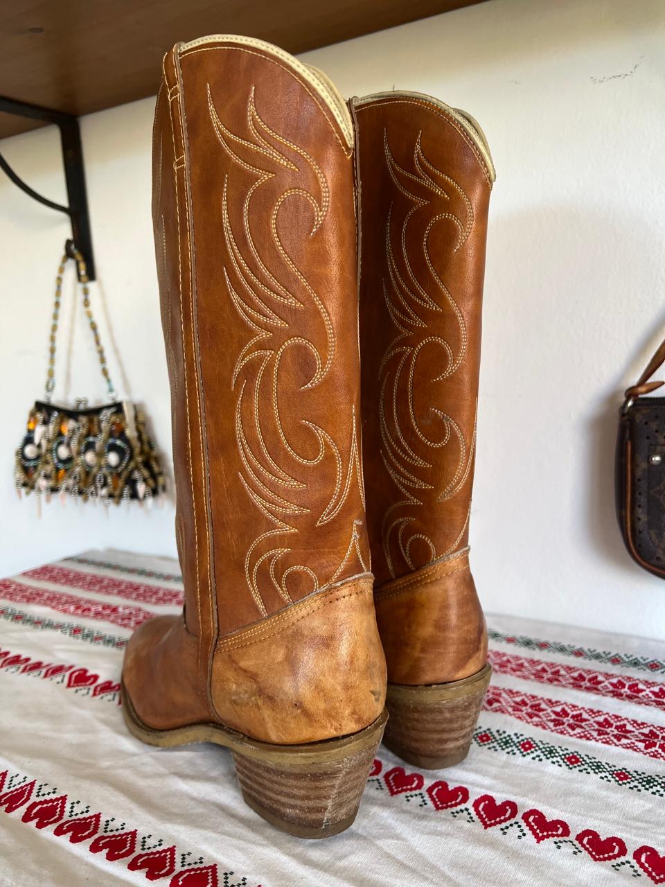 Western cowboy boots