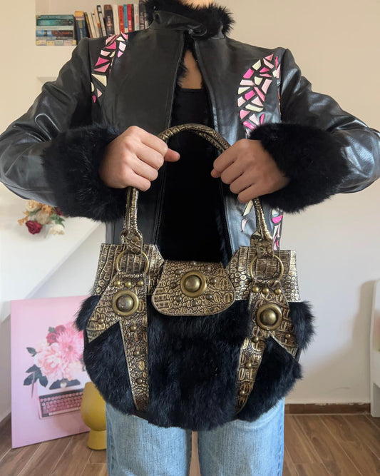 Y2k fur bag