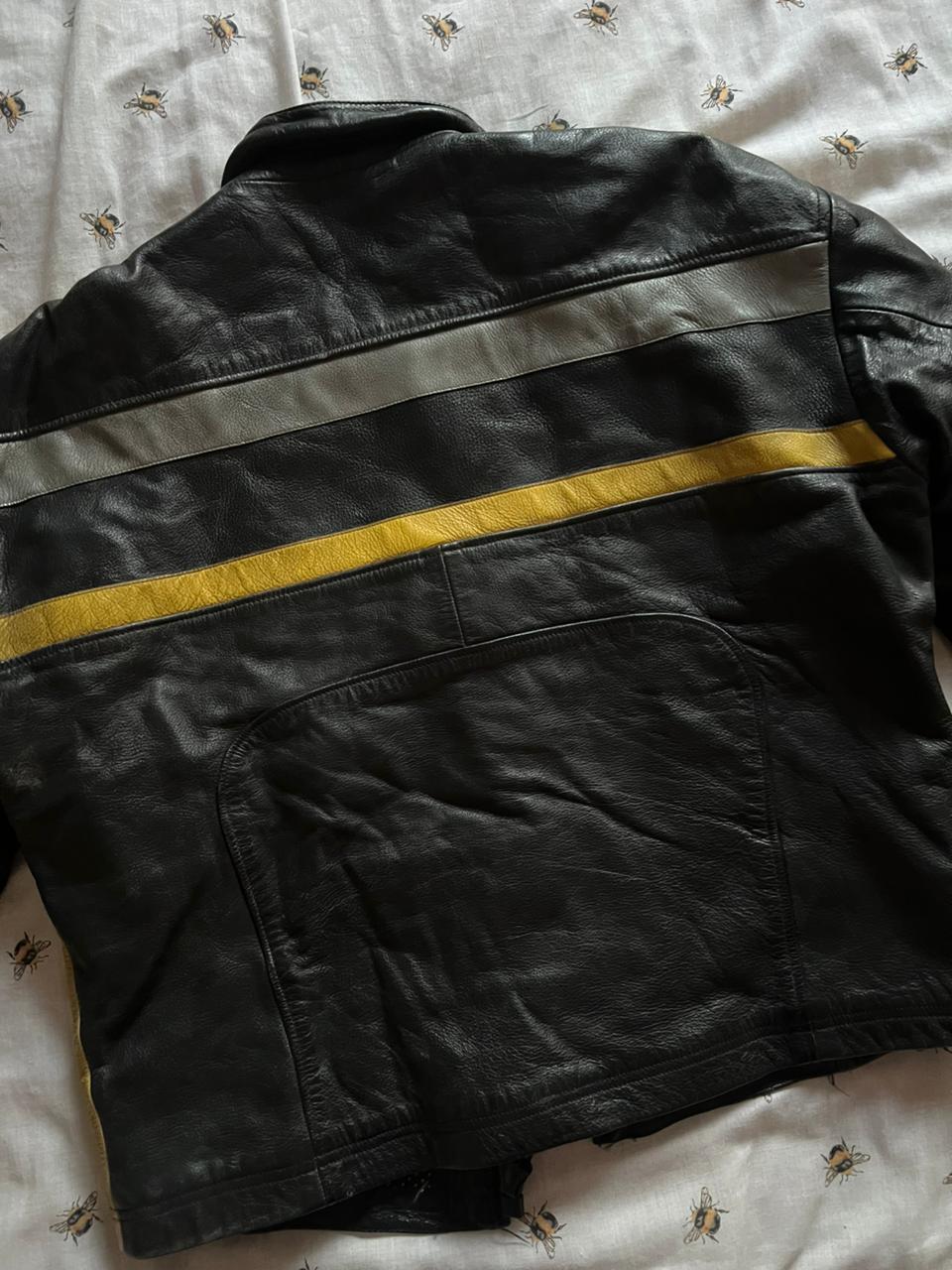 Spyke biker leather jacket