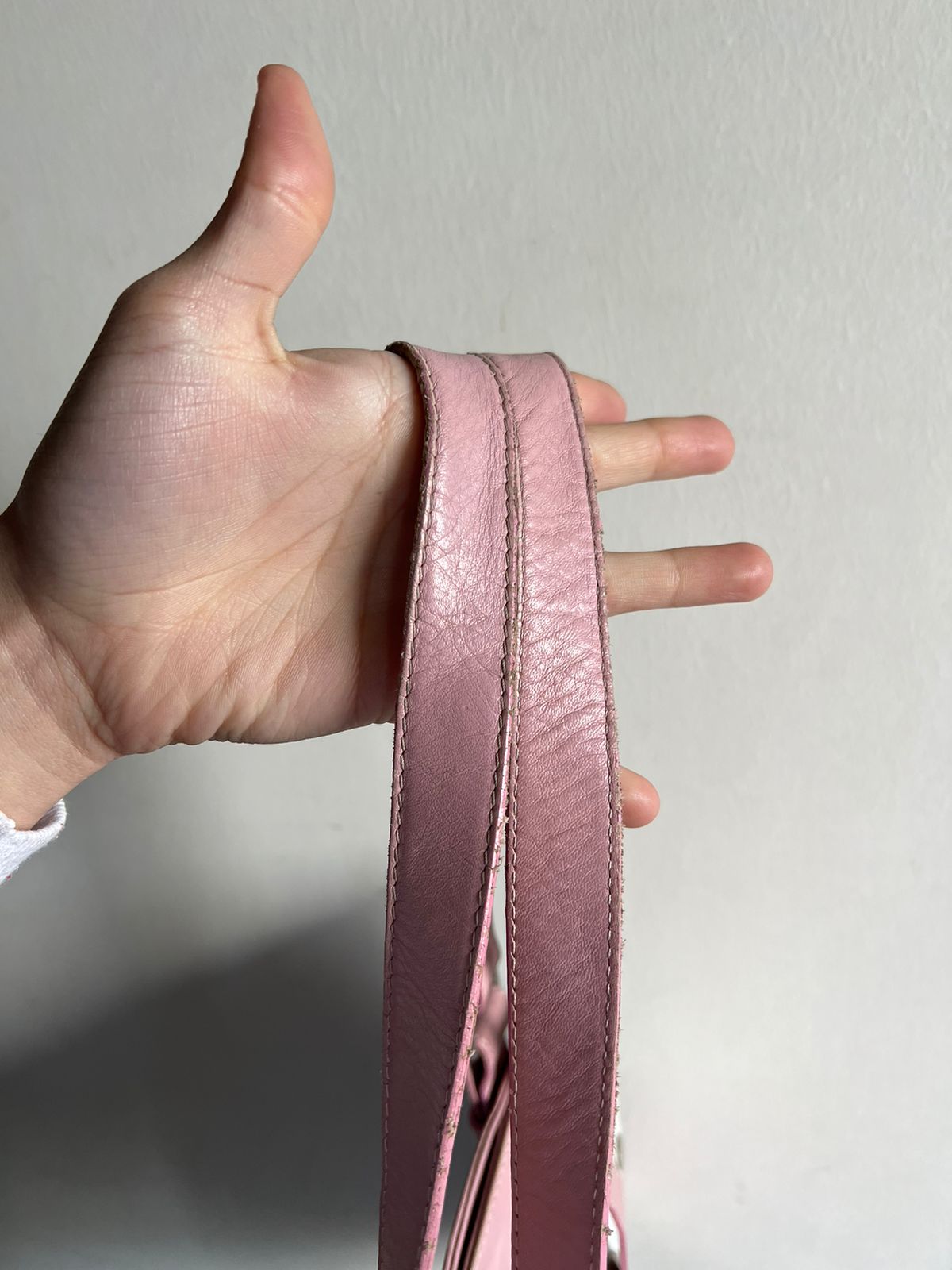 Dolce & Gabbana 90s stripped leather bag