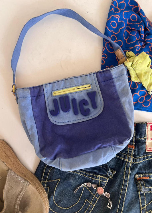 Juicy Couture blue shoulder bag