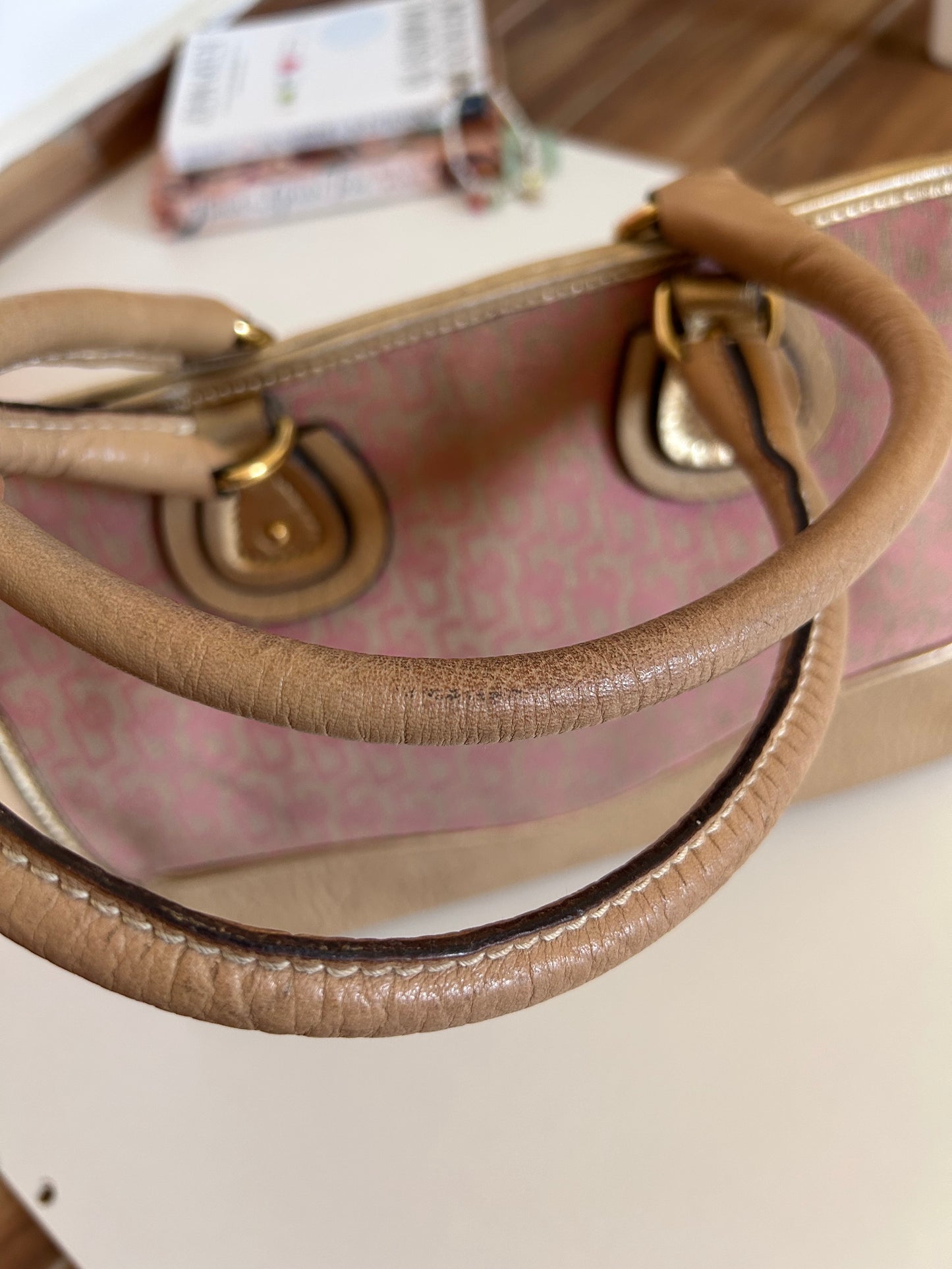 Dolce & Gabbana pink and gold bag