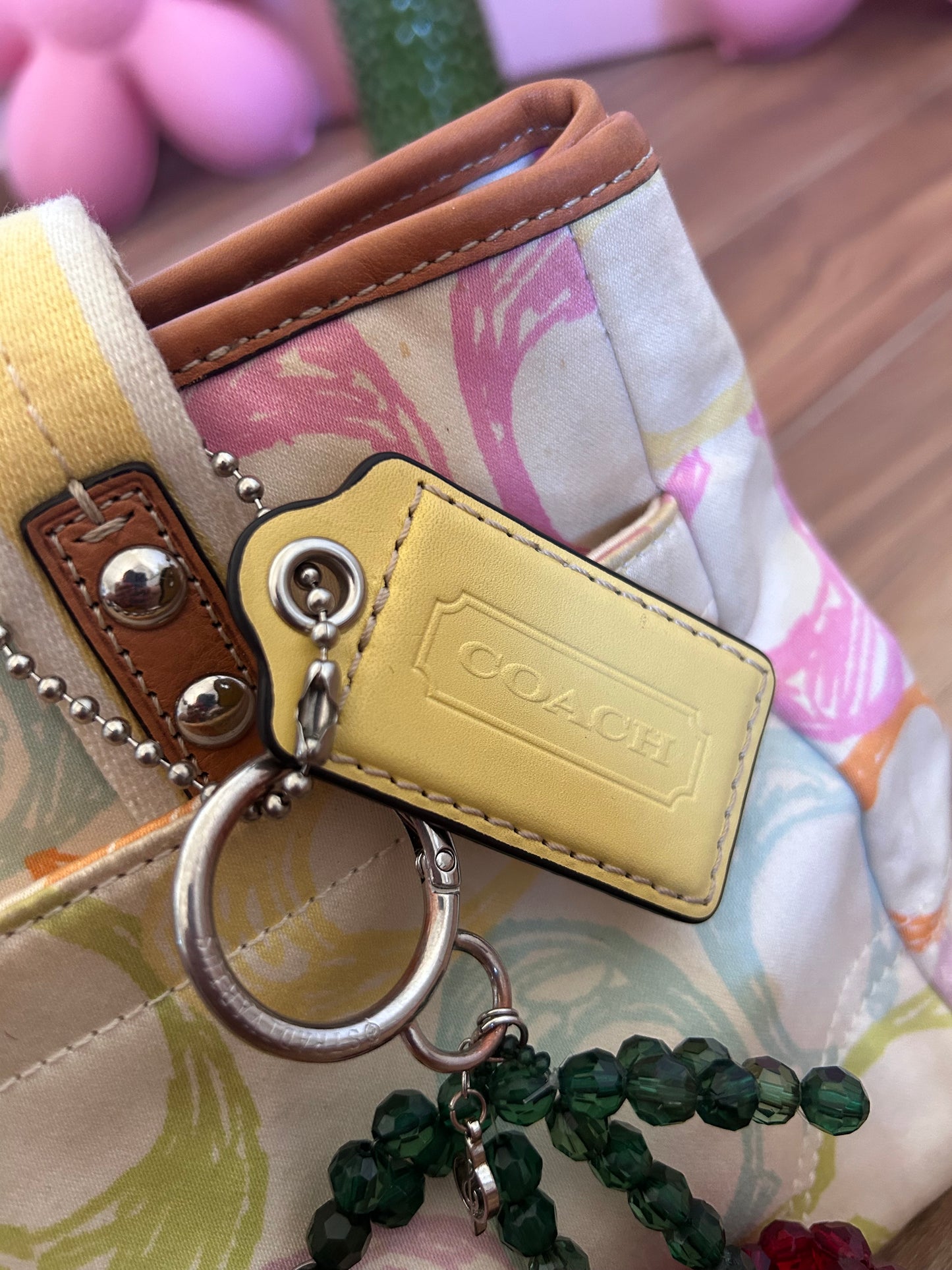 Coach pastel color hampton bag